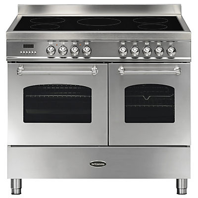 Britannia RC-10TI-FL Fleet Electric Induction Range Cooker Stainless Steel